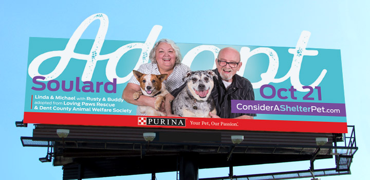 Purina billboard