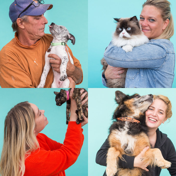 Our event marketing tactics included setting up a photobooth onsite to take each adopter's first family photo with their new pet.