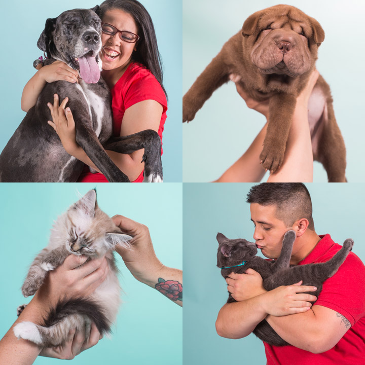 Purina pet photoshoot