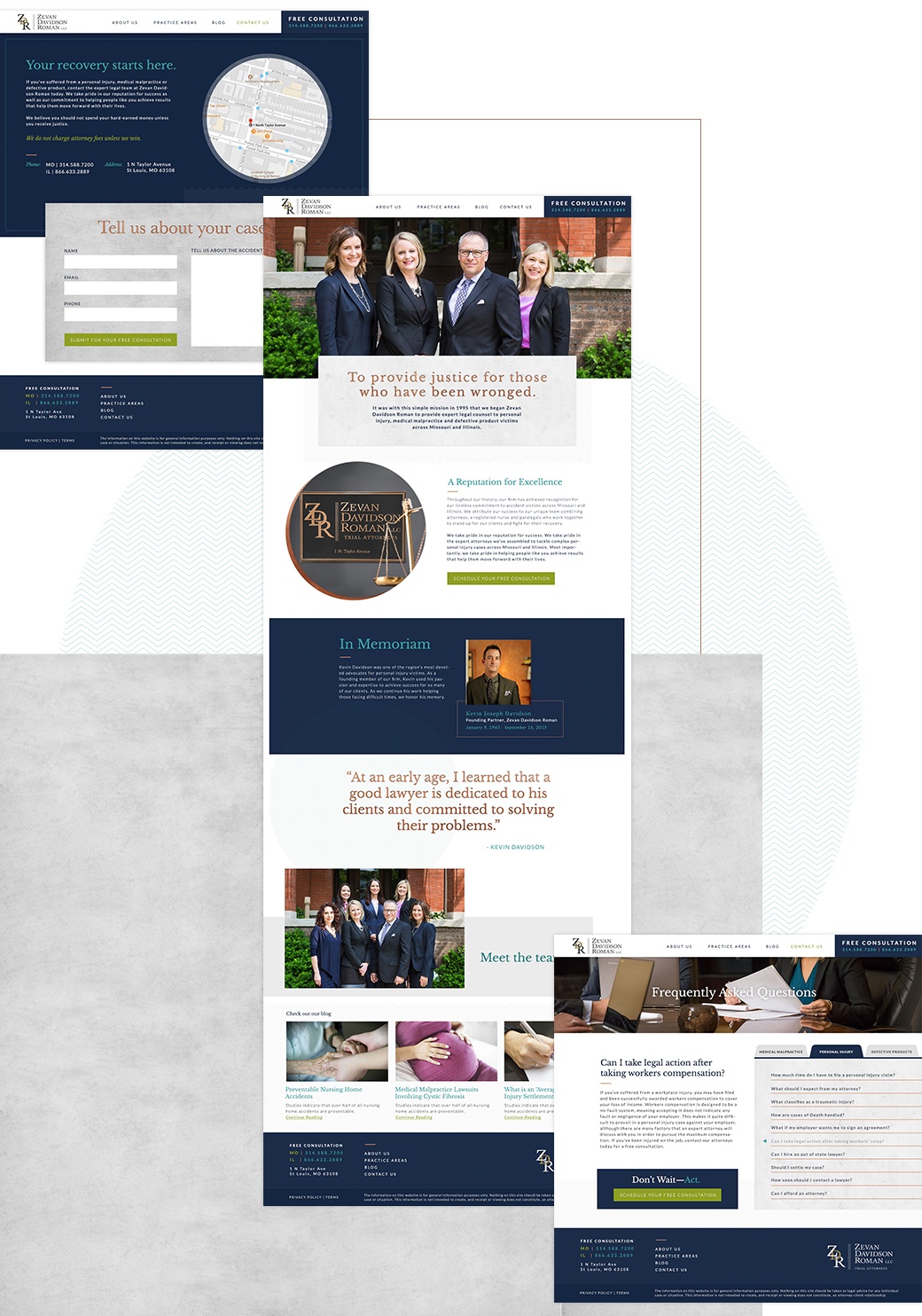 ZDR Law Firm new website