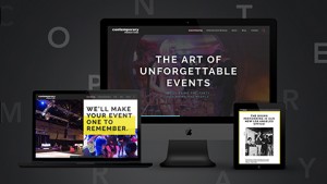 Website design and redevelopment for Contemporary Productions.