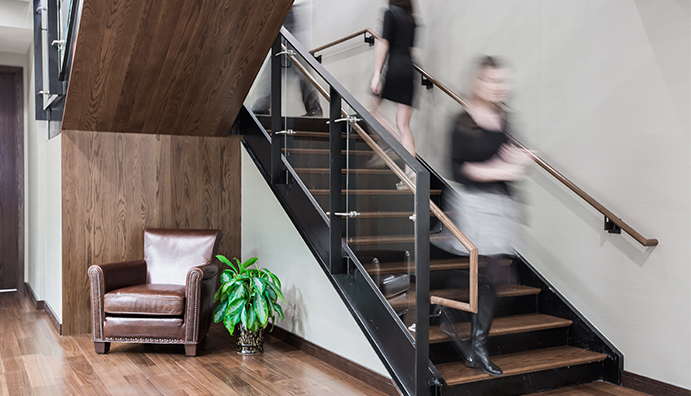 Office interior at Dowd Bennett.