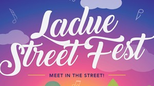 Poster design for the first annual Ladue Street Fest.