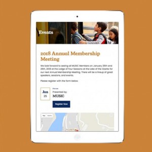 A new website design and single sign on integration for an not-for-profit insurance company, the Missouri United School Insurance Council.