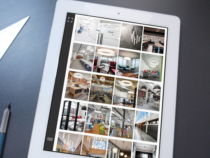 OCL tablet gallery design