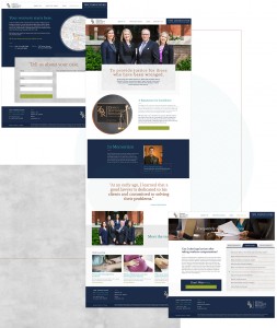 Our calls to action and lead qualification webforms were well considered for the new Zevan Davidson Roman legal website.