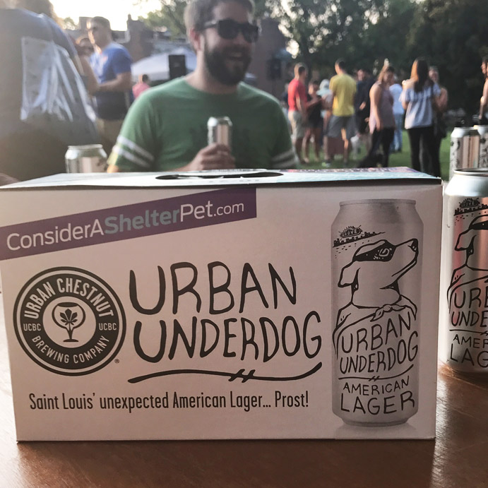 Our campaign aligned with the launch of the Urban Chestnut Brewing Company Urban Underdog beer, which fit seamlessly into our adoption campaign.