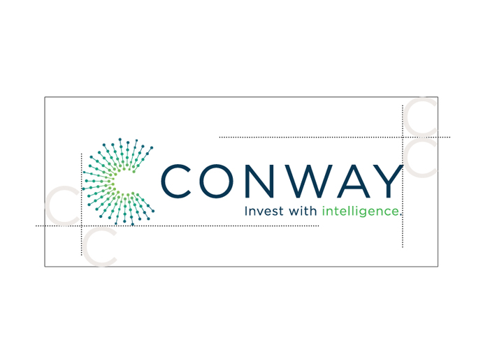 horizontal conway logo design