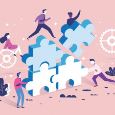 Employees work with marketing agencies as a well-oiled machine