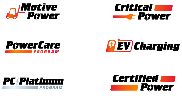 industrial battery products program logos