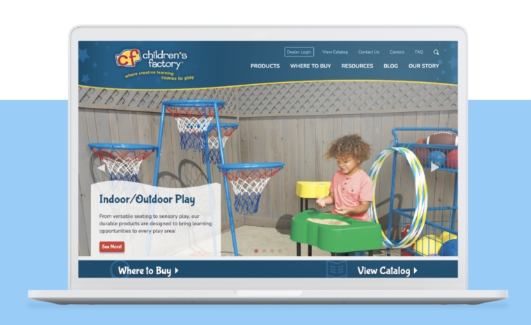 e-commerce marketing services for Children's Factory