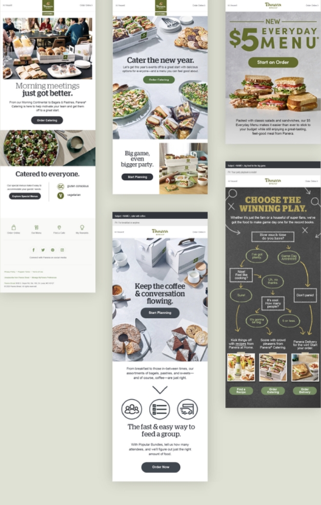 Targeted Email Marketing Services for Panera
