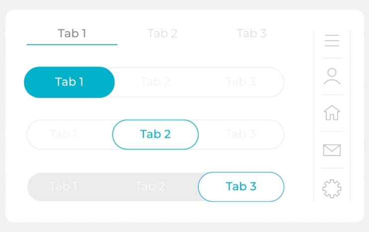 Ux design system tabs