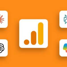 Logos of AI Traffic sources, such as ChatGPT and CoPilot.